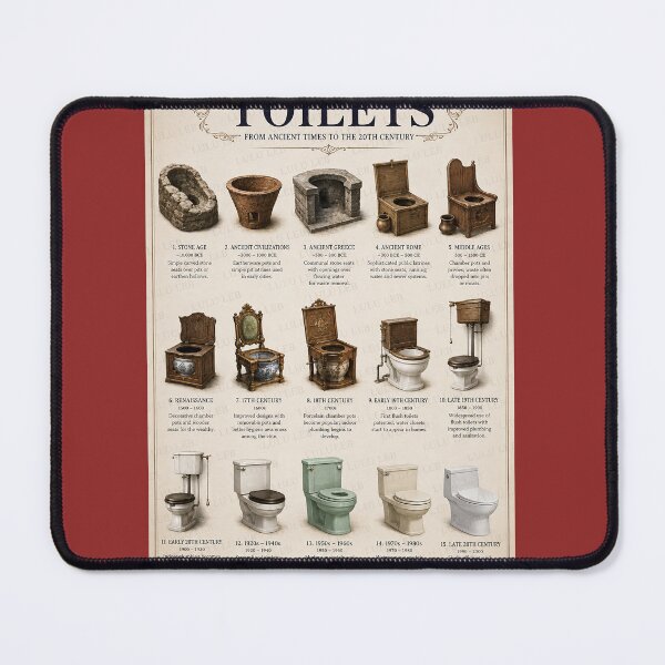Item preview, The Evolution of Toilets designed and sold by LuluLeb.
