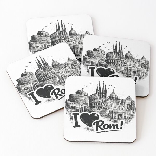 Item preview, I Love Rome Skyline designed and sold by Stickimaison.