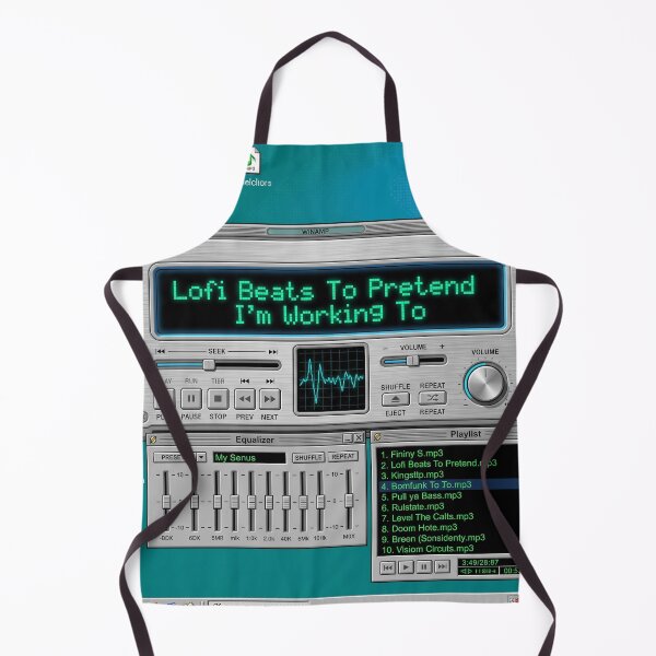 Item preview, Lofi Beats To Pretend I Am Working To Y2K MP3 Player designed and sold by Retro Mood Co.