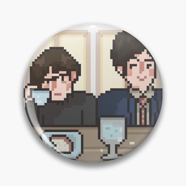 Item preview, The Beatles George Harrison and Paul McCartney Pixel Art designed and sold by Beagleamarelo.