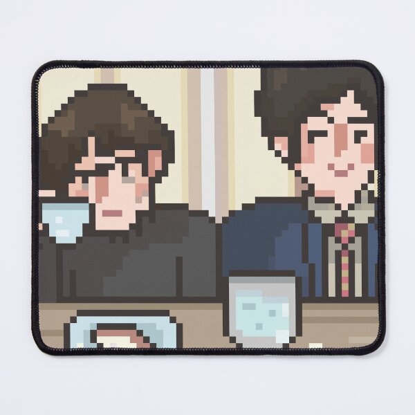 Item preview, The Beatles George Harrison and Paul McCartney Pixel Art designed and sold by Beagleamarelo.