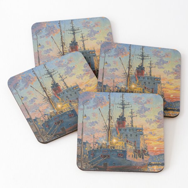 Item preview, Sunset at the harbor designed and sold by sid1802.