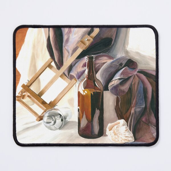 Item preview, Still Life with Bottle and Drapery designed and sold by AlleAtelier.