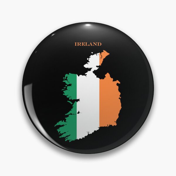 Artikelvorschau, Irland-Karte Flaggen-Silhouette Europa Reisestolz Geschenk entworfen und verkauft von NTGUILTY.