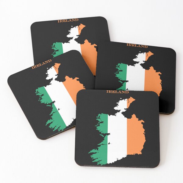 Item preview, Ireland Map Flag Silhouette Europe Travel Pride Gift designed and sold by NTGUILTY.