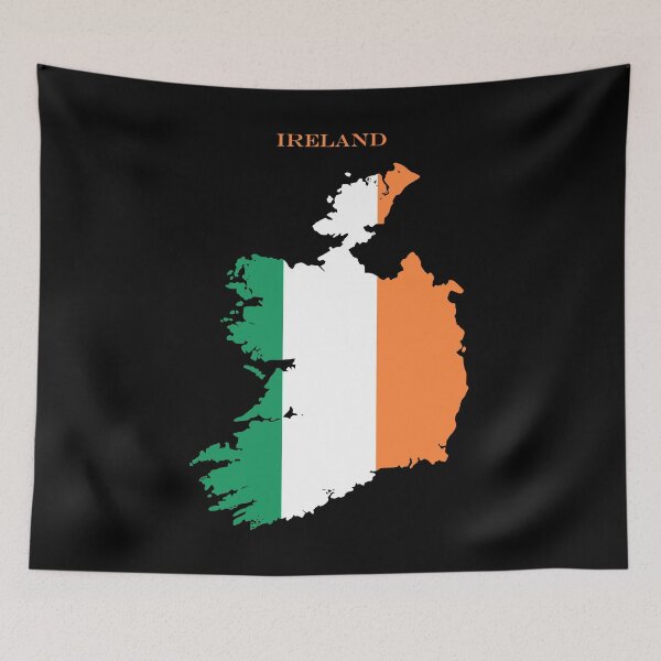 Item preview, Ireland Map Flag Silhouette Europe Travel Pride Gift designed and sold by NTGUILTY.