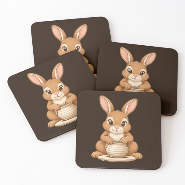 Item preview, Pottery Rabbit – Whimsical Creative Animal Design  designed and sold by Dogandesighn.
