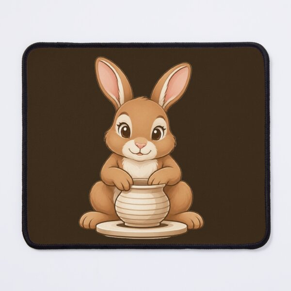 Item preview, Pottery Rabbit – Whimsical Creative Animal Design designed and sold by Dogandesighn.