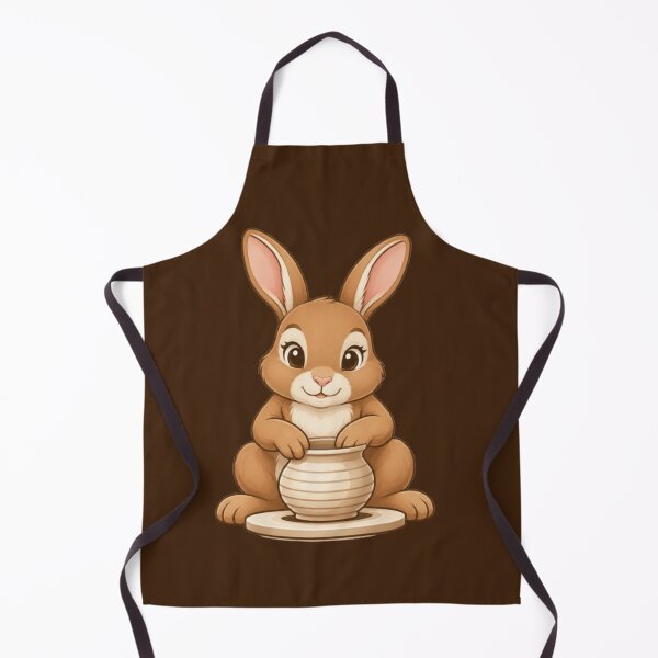 Item preview, Pottery Rabbit – Whimsical Creative Animal Design designed and sold by Dogandesighn.