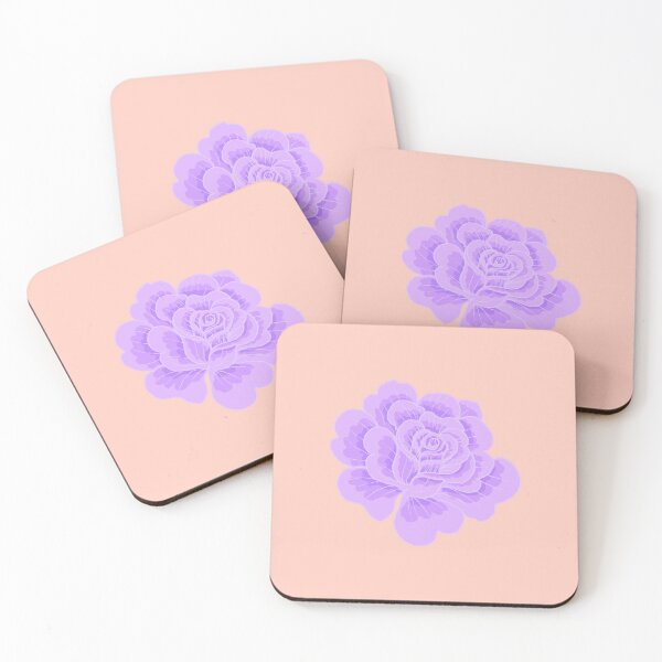 Item preview, Pastel Purple Peony Flower Sticker Transparent Background designed and sold by NadDot.