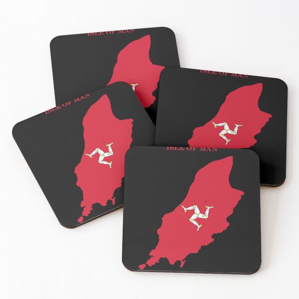 Item preview, Isle of Man Map Flag Silhouette Europe Travel Pride Gift designed and sold by NTGUILTY.