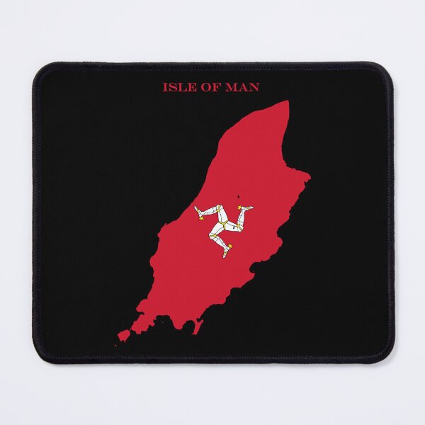 Item preview, Isle of Man Map Flag Silhouette Europe Travel Pride Gift designed and sold by NTGUILTY.
