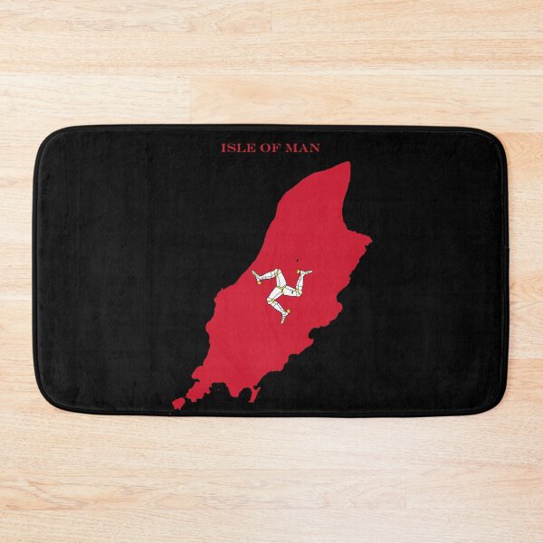 Item preview, Isle of Man Map Flag Silhouette Europe Travel Pride Gift designed and sold by NTGUILTY.