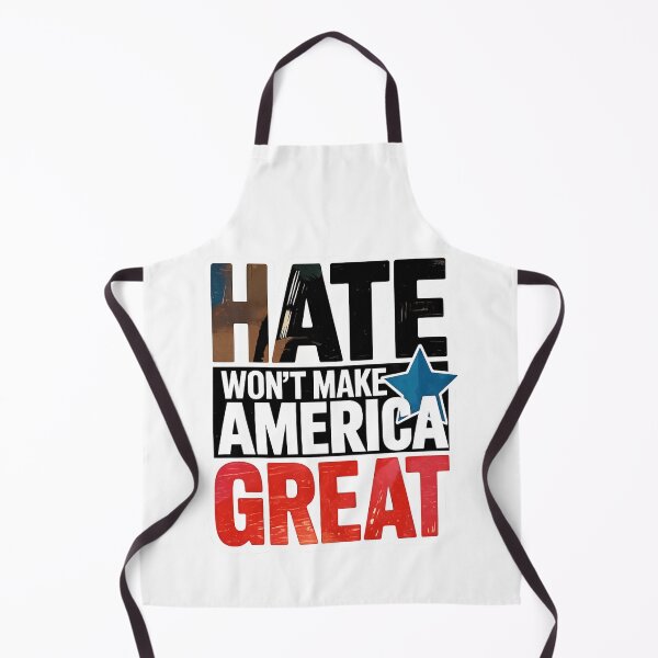 Item preview, Hate Won’t Make America Great – Anti‑Hate Political Statement T-Shirt designed and sold by MerchlyMike.