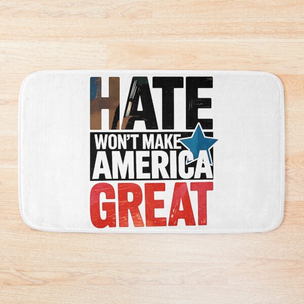 Item preview, Hate Won’t Make America Great – Anti‑Hate Political Statement T-Shirt designed and sold by MerchlyMike.