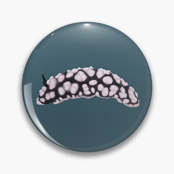 Item preview, Nudibranch - sea slug - Phyllidia pustulosa - dark blue designed and sold by Poulpimousse.