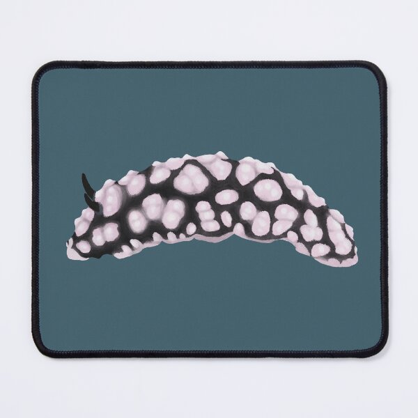 Item preview, Nudibranch - sea slug - Phyllidia pustulosa - dark blue designed and sold by Poulpimousse.