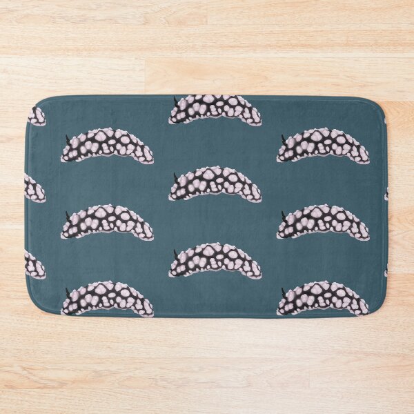 Item preview, Nudibranch - sea slug - Phyllidia pustulosa - dark blue designed and sold by Poulpimousse.