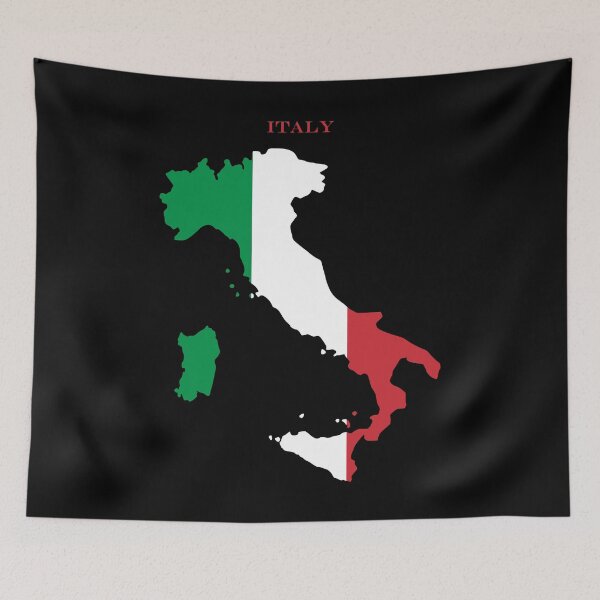 Item preview, Italy Map Flag Silhouette Europe Travel Pride Gift designed and sold by NTGUILTY.