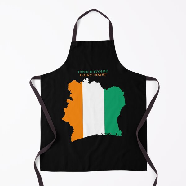 Item preview, Ivory Coast Map Flag Silhouette Africa Travel Pride Gift designed and sold by NTGUILTY.