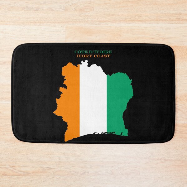 Item preview, Ivory Coast Map Flag Silhouette Africa Travel Pride Gift designed and sold by NTGUILTY.