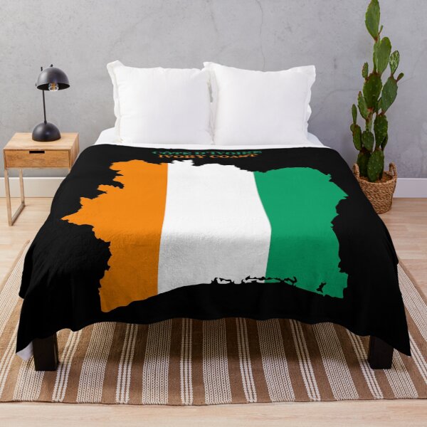 Item preview, Ivory Coast Map Flag Silhouette Africa Travel Pride Gift designed and sold by NTGUILTY.