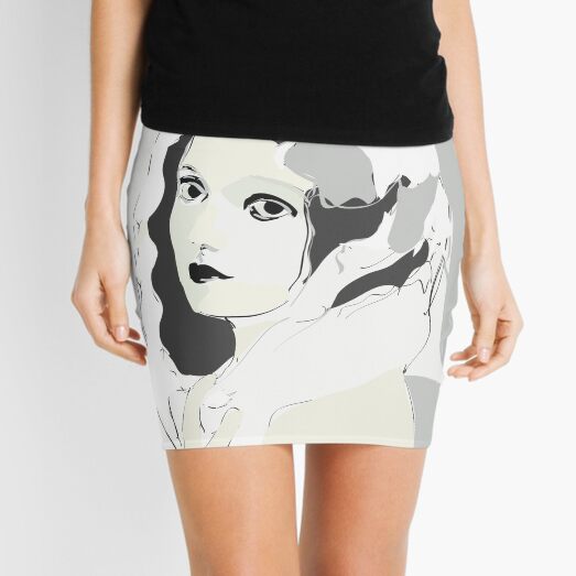 Silent Movie Actress Mini Skirt