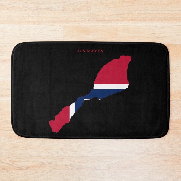 Item preview, Jan Mayen Map Flag Silhouette Europe Travel Pride Gift designed and sold by NTGUILTY.