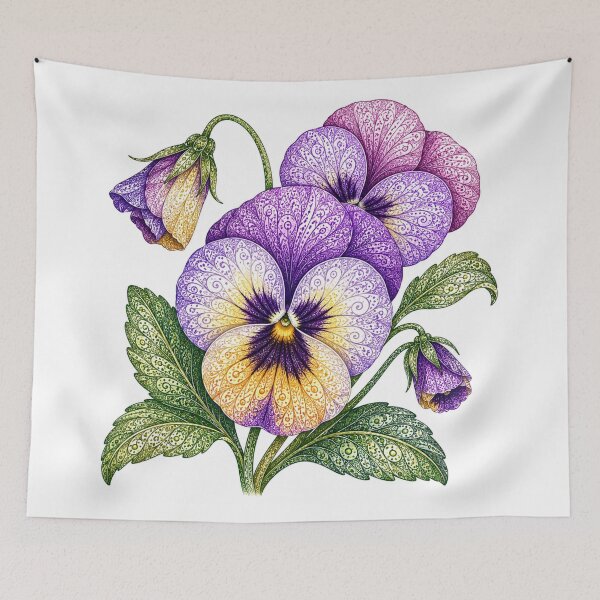 Item preview, Intricate Pansy designed and sold by PaintedbyCarol.