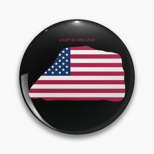 Item preview, Jarvis Island Map Flag Silhouette US Territories Travel Pride Gift designed and sold by NTGUILTY.