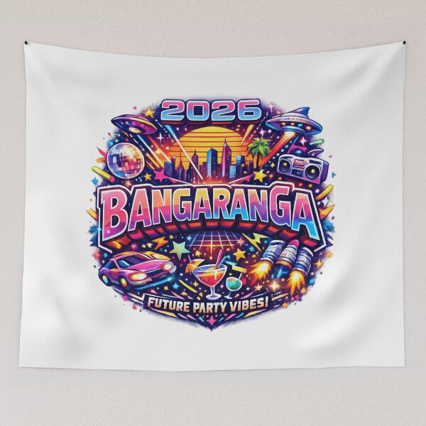 Item preview, Bangaranga Party Anthem Colour Splash Music Festival Vibes Dance Pop Art designed and sold by PetsSounds.