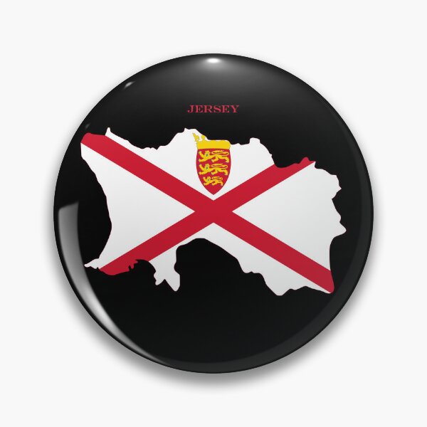Item preview, Jersey Map Flag Silhouette Europe Travel Pride Gift designed and sold by NTGUILTY.