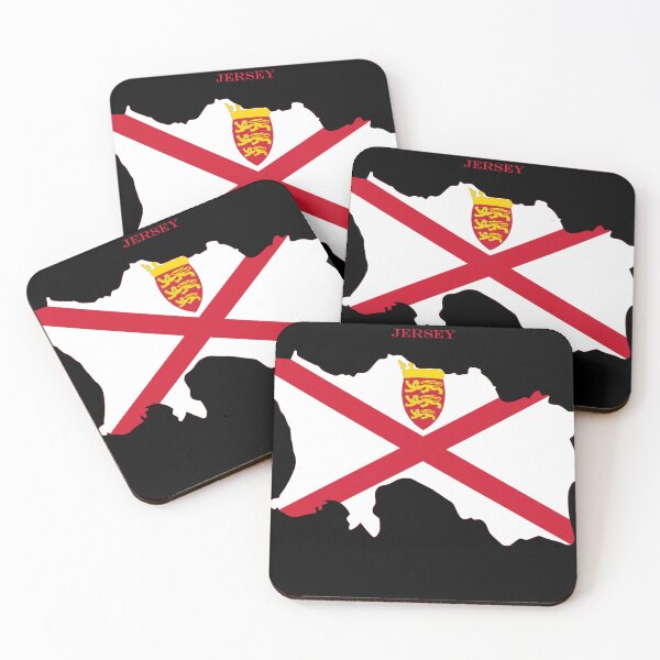 Item preview, Jersey Map Flag Silhouette Europe Travel Pride Gift designed and sold by NTGUILTY.