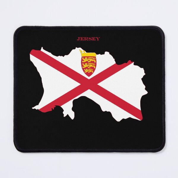 Item preview, Jersey Map Flag Silhouette Europe Travel Pride Gift designed and sold by NTGUILTY.
