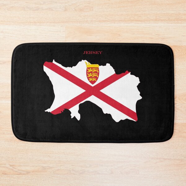 Item preview, Jersey Map Flag Silhouette Europe Travel Pride Gift designed and sold by NTGUILTY.