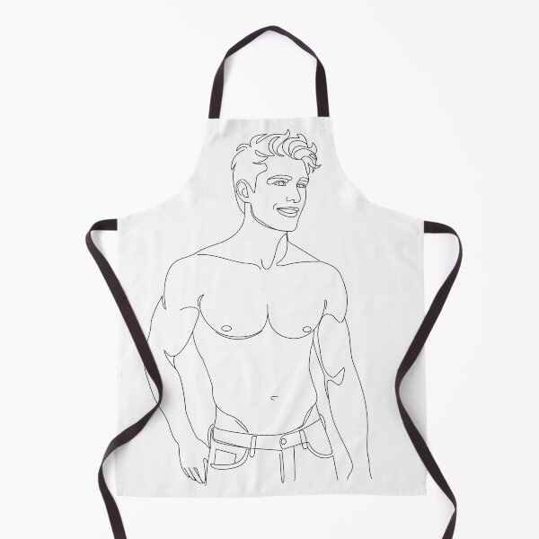 Item preview, Minimalist Male Torso Line Art – Aesthetic Handsome Man Graphic designed and sold by MADBULL7.