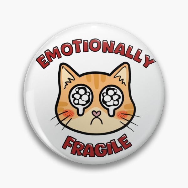 Item preview, Emotionally fragile cat designed and sold by Henna805.
