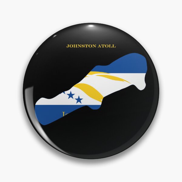 Item preview, Johnston Atoll Map Flag Silhouette US Territories Travel Pride Gift designed and sold by NTGUILTY.