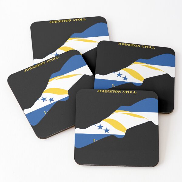 Item preview, Johnston Atoll Map Flag Silhouette US Territories Travel Pride Gift designed and sold by NTGUILTY.