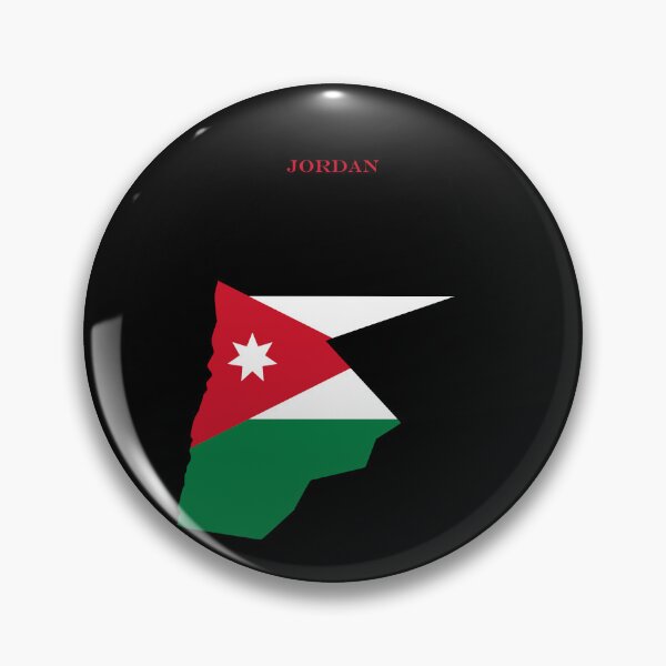 Item preview, Jordan Map Flag Silhouette Middle East Travel Pride Gift designed and sold by NTGUILTY.