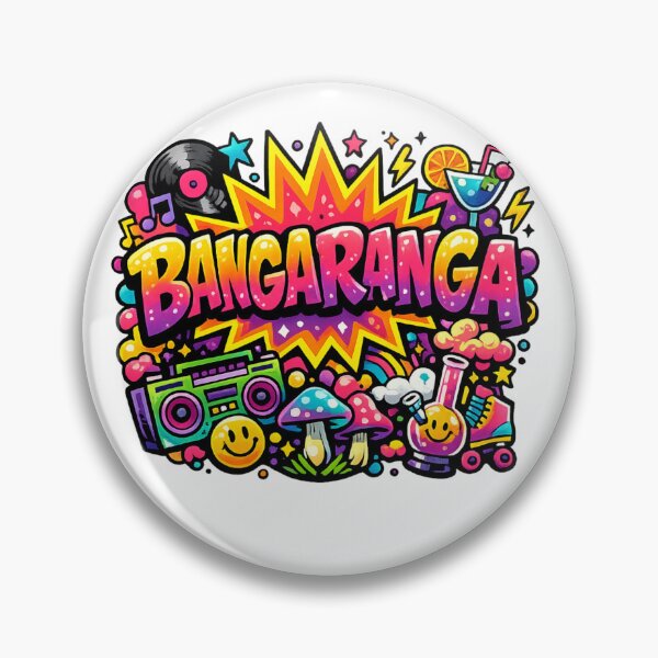 Item preview, Bangaranga Party Anthem Colour Splash Music Festival Vibes Dance Pop Art designed and sold by PetsSounds.