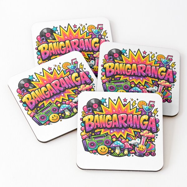 Item preview, Bangaranga Party Anthem Colour Splash Music Festival Vibes Dance Pop Art designed and sold by PetsSounds.