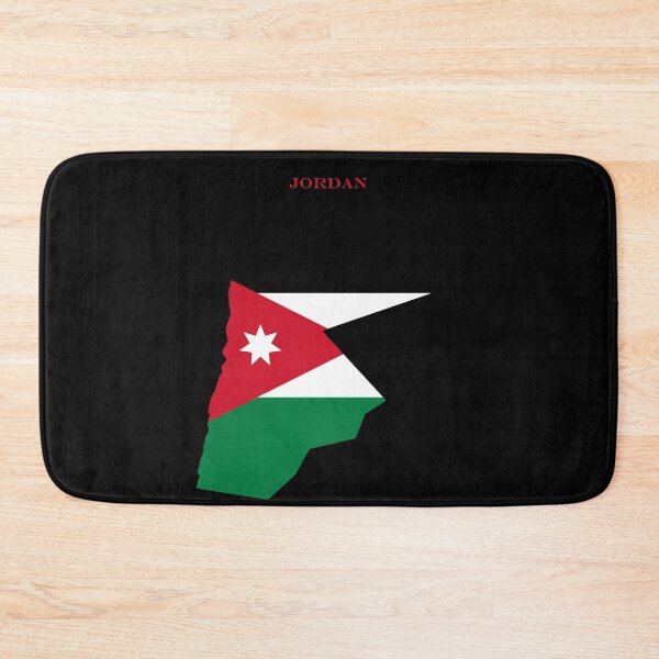Item preview, Jordan Map Flag Silhouette Middle East Travel Pride Gift designed and sold by NTGUILTY.