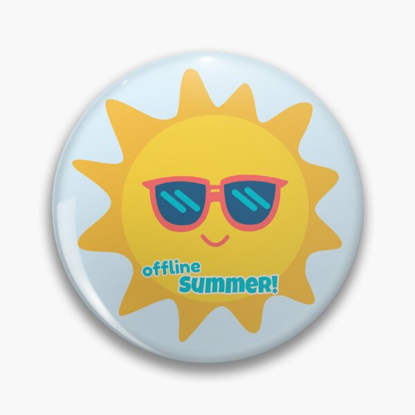 Item preview, Offline Summer Sun Design – Digital Detox Summer Vacation  designed and sold by Sunny Nest.