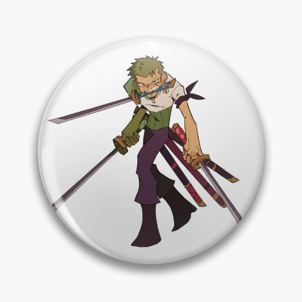 Item preview, Zoro Three-Sword Style - Stylized Anime Art designed and sold by Eslam-Aboshady.