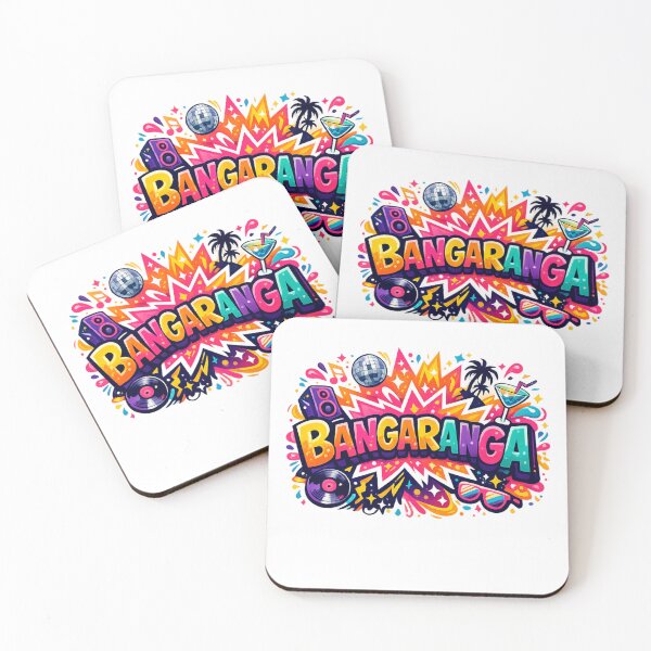 Item preview, Bangaranga Party Anthem Colour Splash Music Festival Vibes Dance Pop Art designed and sold by PetsSounds.