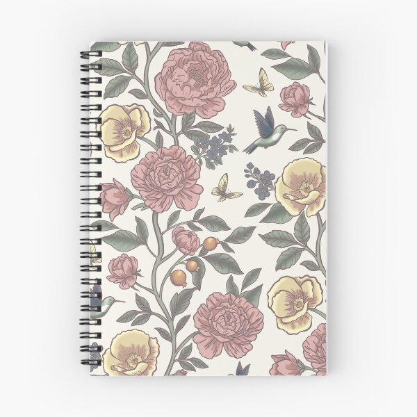 Item preview, Chintz Revival: Peonies and Poetic Birds designed and sold by Nekogobido.