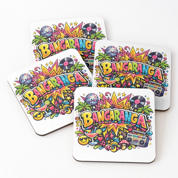 Item preview, Bangaranga Party Anthem Colour Splash Music Festival Vibes Dance Pop Art designed and sold by PetsSounds.