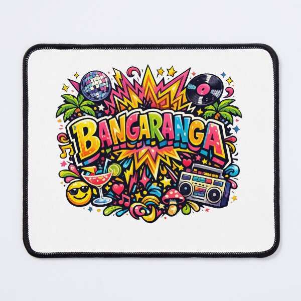 Item preview, Bangaranga Party Anthem Colour Splash Music Festival Vibes Dance Pop Art designed and sold by PetsSounds.
