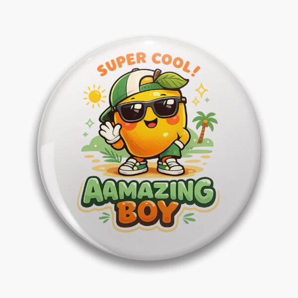 Item preview, Cool Mango Cartoon Amazing Boy Summer Kids T-Shirt designed and sold by Adira-And-Mom.